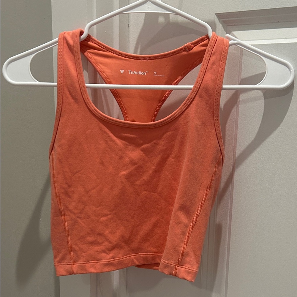 TNA Vibrant Orange Crop Top
